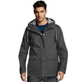 thumbnail image 1 of Hearthz Mens Rain Jacket Waterproof with Hood Lightweight Zip Up Lightweight Windbreaker Hiking Rain Jacket Men Rain Coat with Pockets, 1 of 6