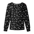 thumbnail image 1 of Hearthz Scrub Jackets for Women Christmas Long Sleeve Nurses Working Uniforms Snap Front Warm Up Women Scrub Tops with Pockets, 1 of 4