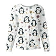thumbnail image 1 of Hearthz Snap Front Scrub Jackets for Woman Long Sleeve Stretchy Animals Pattern Nursing Shirt Working Uniforms Scrubs Tops for Women with Pocket, 1 of 5