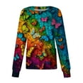 thumbnail image 1 of Hearthz Snap Front Women's Scrub Jacket Tops Long Sleeve Stretchy Animals Pattern Nursing Shirt Working Uniforms Fitted Scrub Tops Women Stretchy with Pocket, 1 of 4