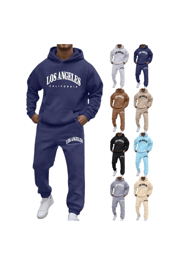 Sweat Suits for Men 2 Piece Drawstring Fleece Sweatshirt and Joggers Set Fall Winter Big and Tall Men Sweatsuits Dark Gray XXXL
