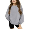 thumbnail image 1 of Hearthz Sweatshirts for Teen Girls Trendy Preppy Cotton Crewneck Sweatshirt Fall Long Sleeve Back To School Clothes for Teen Girls 12-14 Trendy, 1 of 3