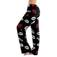thumbnail image 1 of Hearthz Valentines Pajama Pants for Women Love Heart Graphic Womens Pajama Pants Drawstring Wide Leg Holidays Sleeping Pants Women, 1 of 7