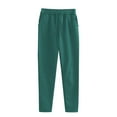 thumbnail image 1 of Hearthz Women's Wide Leg Sweatpants Baggy Straight Leg Sweat Pants Elastic High Waisted Loose Pants with Pockets Turquoise,XL, 1 of 4