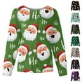 thumbnail image 1 of Hearthz Womens Scrub Jacket Christmas Snap Front Nurse Uniforms Xmas Print Warm Up Long Sleeve Scrubs for Women Workwear S-5XL, 1 of 6