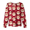 thumbnail image 1 of Hearthz Womens Scrub Jackets Christmas Long Sleeve Nurse Uniform Snap Front Warm Up Women Scrub Tops with Pockets, 1 of 4