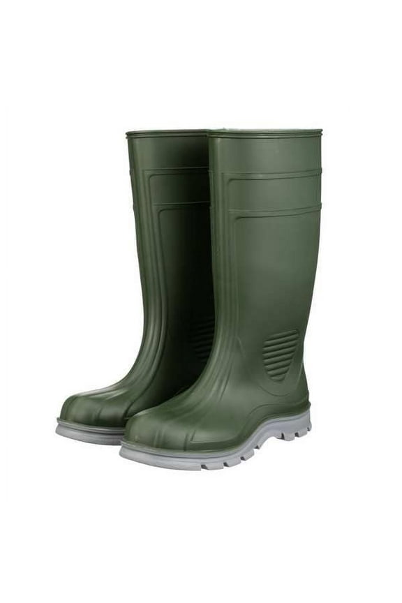 Rubber Boot,Men's,15,Knee,Green,PR 70657-15