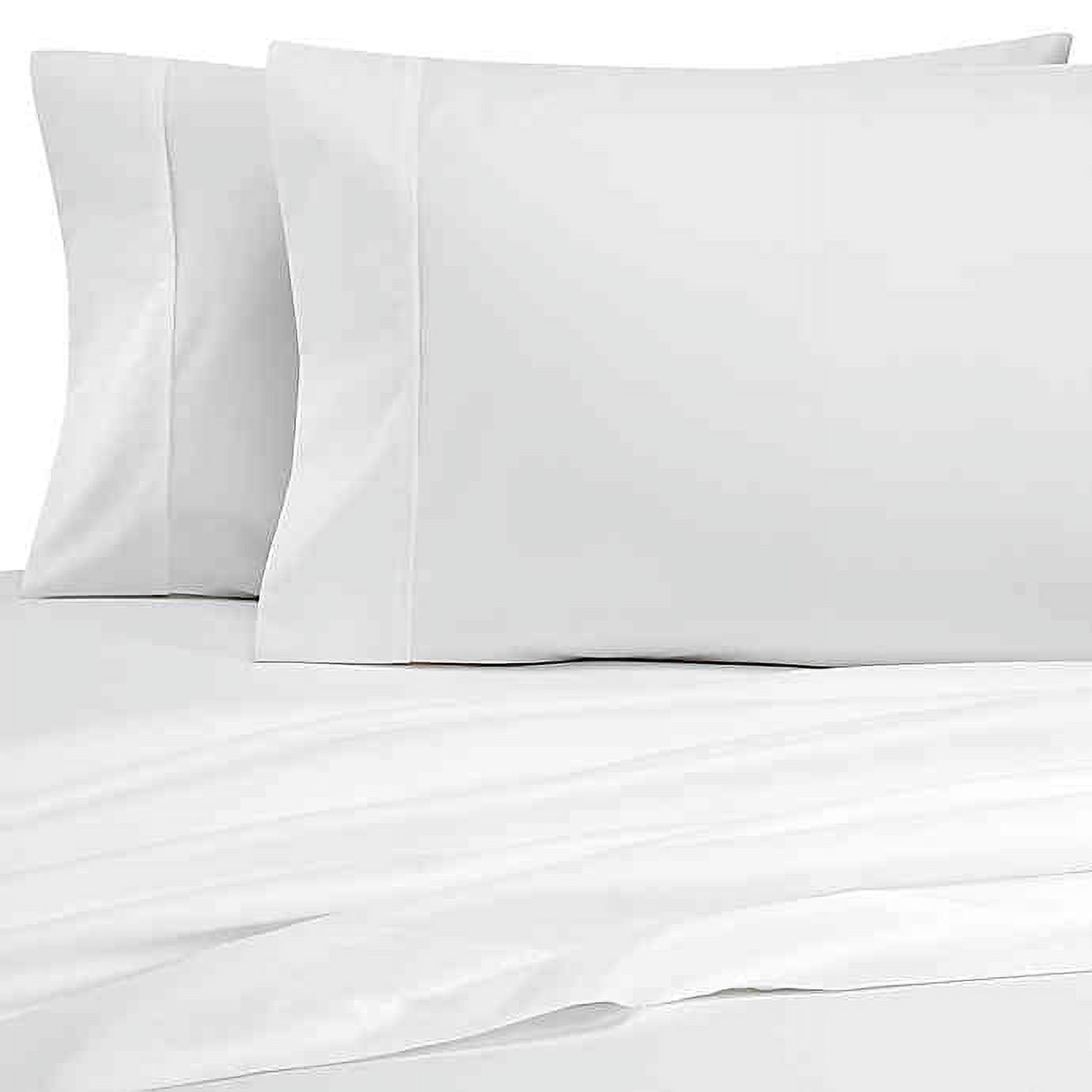 Heartland HomeGrown 325ThreadCount Cotton Percale Queen Fitted Sheet