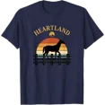 thumbnail image 1 of Heartland Horse Sunset Silhouette Womens Farm Country Rustic T-Shirt All Size S-5Xl, 1 of 4