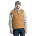 thumbnail image 1 of Heartland Sherpa-Lined Washed Duck V-Neck Vest, 1 of 2