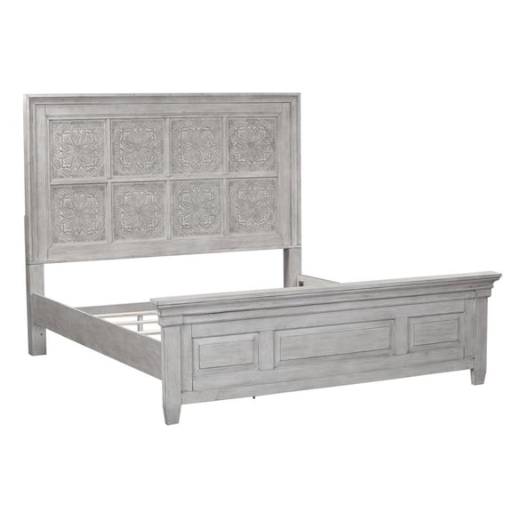 Heartland White Opt Queen Panel Bed