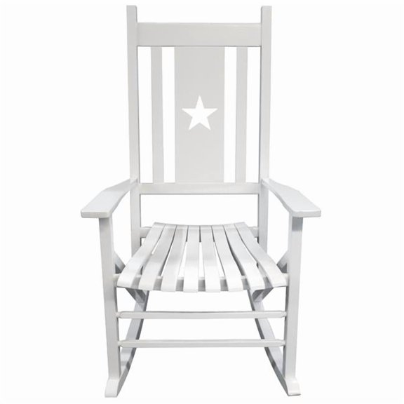 Heartland White Star Porch Rocker