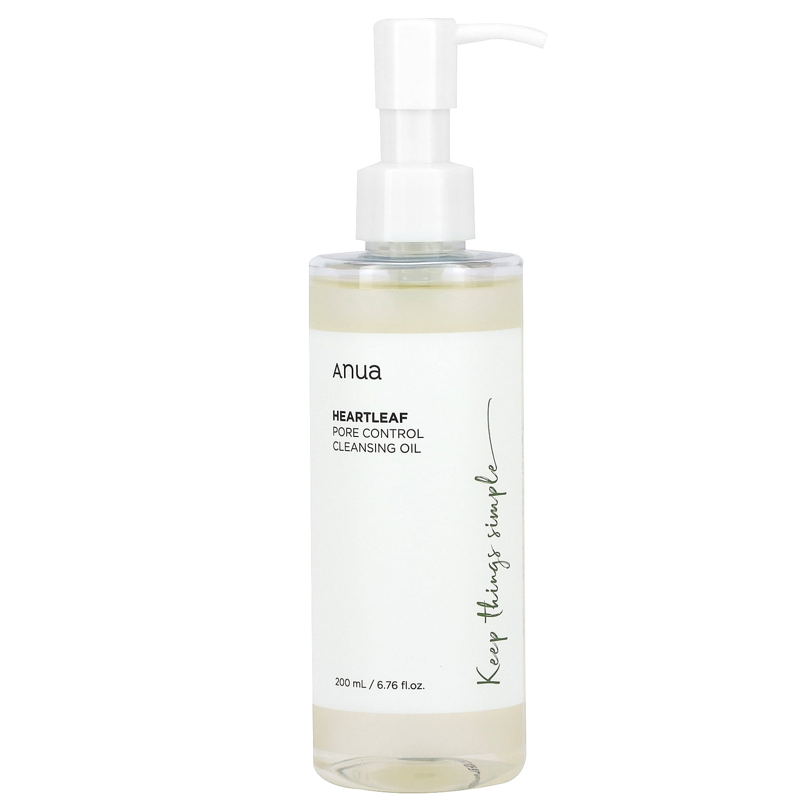 Anua Heartleaf Pore Control Facial Cleanser Oil, Hypoallergenic, 6.67 fl oz (200 ml)