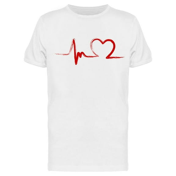 Heartline Design T-Shirt Men -Image by Shutterstock, Male 3X-Large