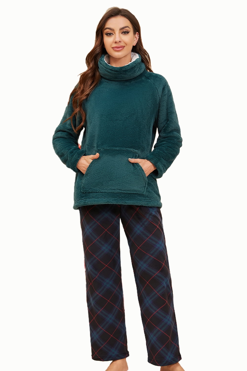 CityCofort Pyjaas Set For Woen And Teens Fleece Hoo Produktbild-Vorschau 6