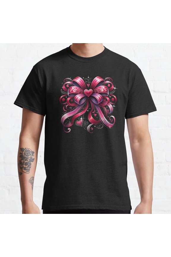 Hearts And Bow, Unisex T-Shirt