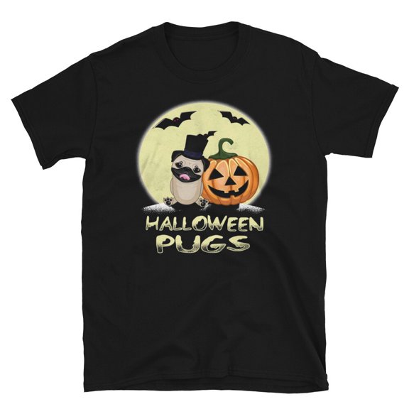Hearts And Pugs PUG DOG Graphic T-Shirt, Size S-5XL