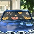 thumbnail image 1 of Hearts Automotive Front Car Windshield Sun Shade Reflector Foldable for Front Fit for Cars Truck SUVs, 1 of 8