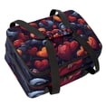 thumbnail image 1 of Hearts Battle Double Layered Insulated Lunch Bag with Two Compartments, Large Capacity, Refrigeration Capability - 7.1x11.4x16.1 inches - Hand Carry Meal Bag, 1 of 6