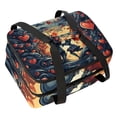thumbnail image 1 of Hearts Battle Double Layered Insulated Lunch Bag with Two Compartments for Hand Carrying - Large Capacity Refrigerated Meal Bag, 1 of 6