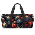 thumbnail image 1 of Hearts Battle DuffleBag 17.7" with Shoe Bag, Sports Bag, Soccer Bag, Luggage Bag - Zipper Pocket, Large Capacity, 1 of 6