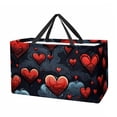 thumbnail image 1 of Hearts Battle Foldable Reusable Large Capacity Oxford Cloth Storage Bin, Laundry Basket, 1 of 7