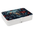 thumbnail image 1 of Hearts Battle Jewelry Organizer Box: PU Leather, with Removable Compartment, Portable - Jewelry Box and Organizer Box, 1 of 6