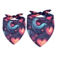 thumbnail image 1 of Hearts Battle Pack of Two Translucent Light and Breathable Chiffon Yarn Pet Collars - 40.6x40.6x58/16x16x22.8in, 53.3x53.3x76.2/20.9x20.9x30 in, 1 of 5