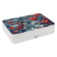 thumbnail image 1 of Hearts Battle Portable PU Leather Organizer Box with Removable Compartment for Jewelry Display and Storage - Jewelry Boxes Included, 1 of 6