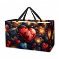 thumbnail image 1 of Hearts Battle Reusable Foldable Oxford Cloth Storage Bins: Large Capacity Shopping Bags for Laundry and More, 1 of 7