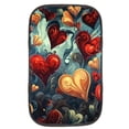 thumbnail image 1 of Hearts Battle Soft Furry Printed Car Armrest Pad Armrest Accessory Armrest Cover 12.5x8.2 Inch Comfortable, 1 of 6
