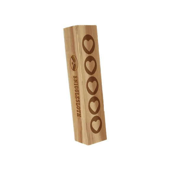 Hearts Check Box List Bullets Vertical Rectangle Rubber Stamp Stamping Scrapbooking Crafting - Small 2.50in