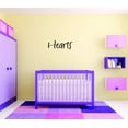 thumbnail image 1 of Hearts Cherish Treasure Adore Treasure Moon And Back Love Fondness Devotion Truly Loved Soul Mate Passion Heart Forever Decorating Ideas Girl Boy Bedroom Wall Decal Sticker - Size: 13 Inch x 29 Inch, 1 of 3
