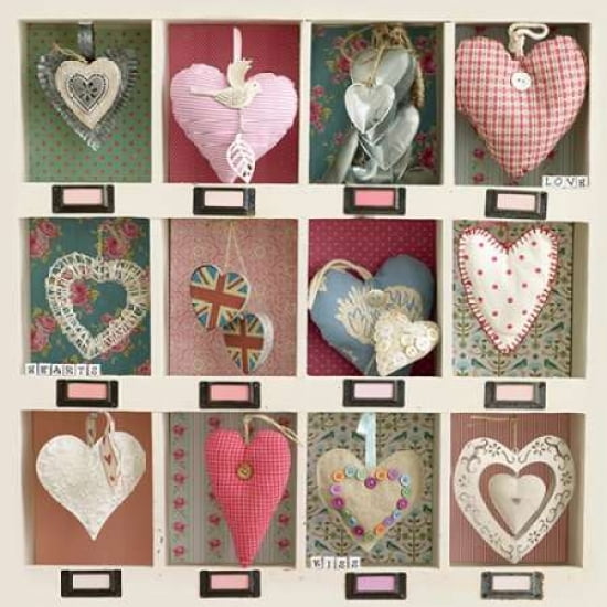 Hearts Collection Canvas Art - Howard Shooter (24 x 24)