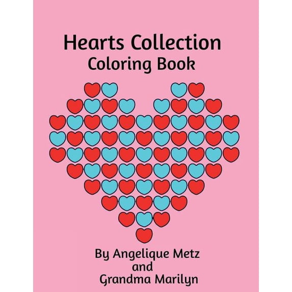 Hearts Collection Coloring Book (Paperback)