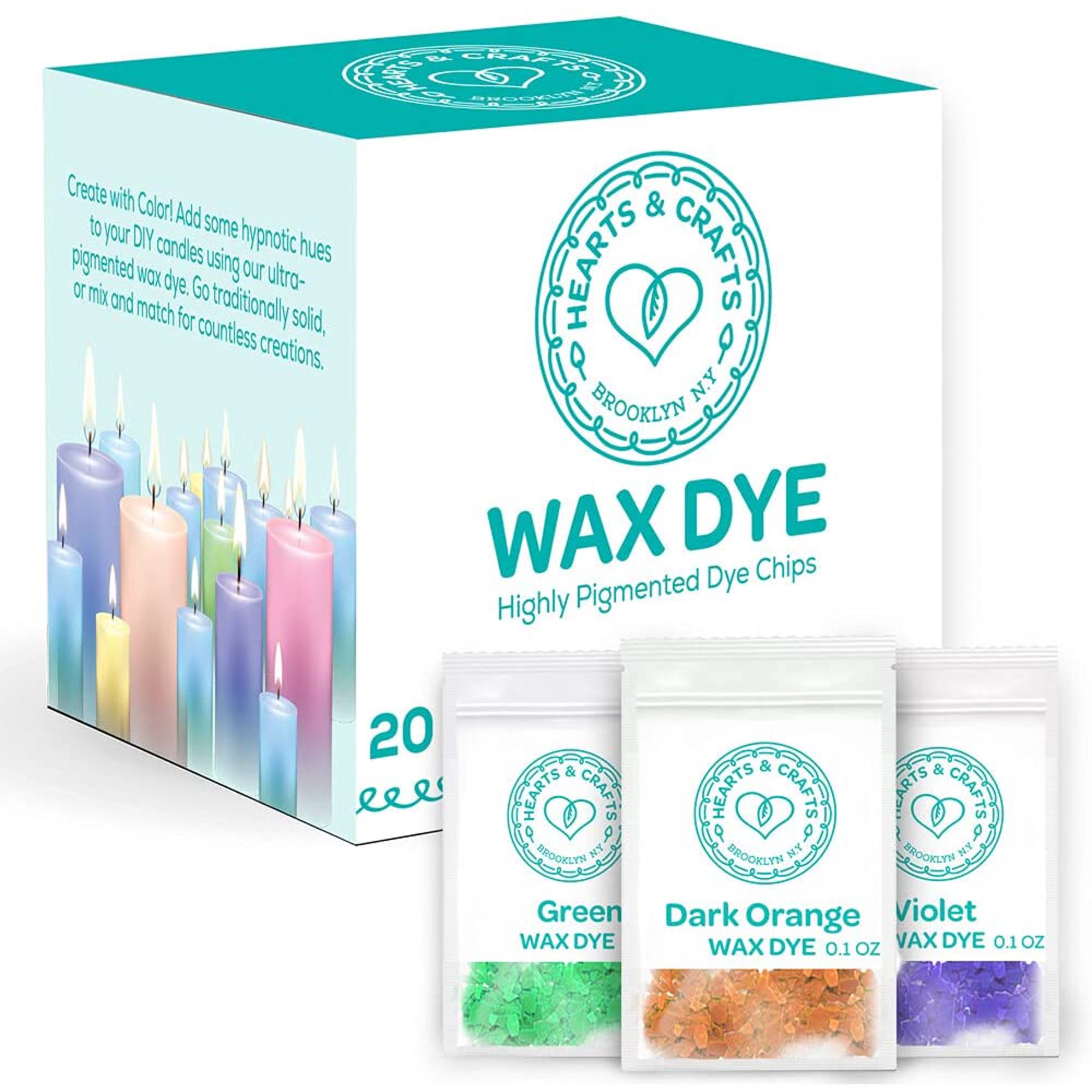 candle wax dye