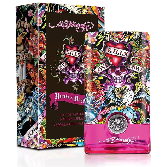 Hearts & Daggers by Ed Hardy Eau de Parfum Spray for Women 3.40 oz