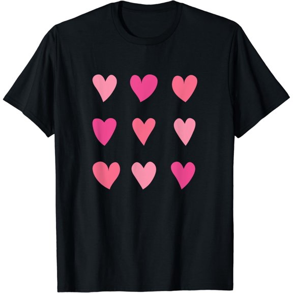 Hearts For Women And For Her Cute Love Day T-Shirt