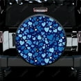 Hearts Hand Drawing Cute Pattern Polyester Universal Spare Wheel Tire