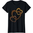 thumbnail image 1 of Hearts Love Leopard Cheetah Shirt Womens Animal Print T-Shirt, 1 of 3