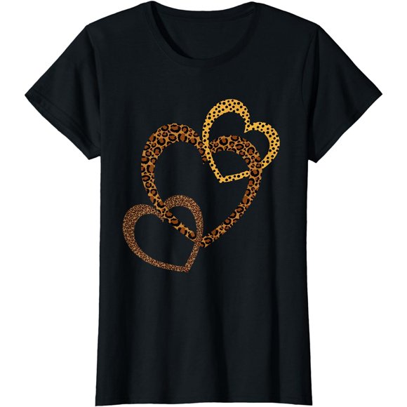Women's Vintage Cheetah Print Graphic Tee - Medium Grey, Mineral Wash, 100% Cotton Relaxed Fit T-Shirt
