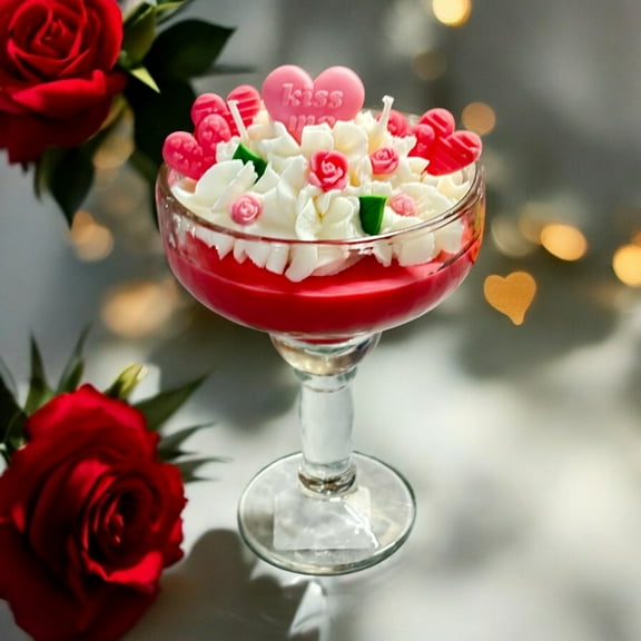 Hearts Love Margarita Soy Candle