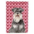 thumbnail image 1 of Hearts Love and Valentines Day Schnauzer Garden Flag, 1 of 2