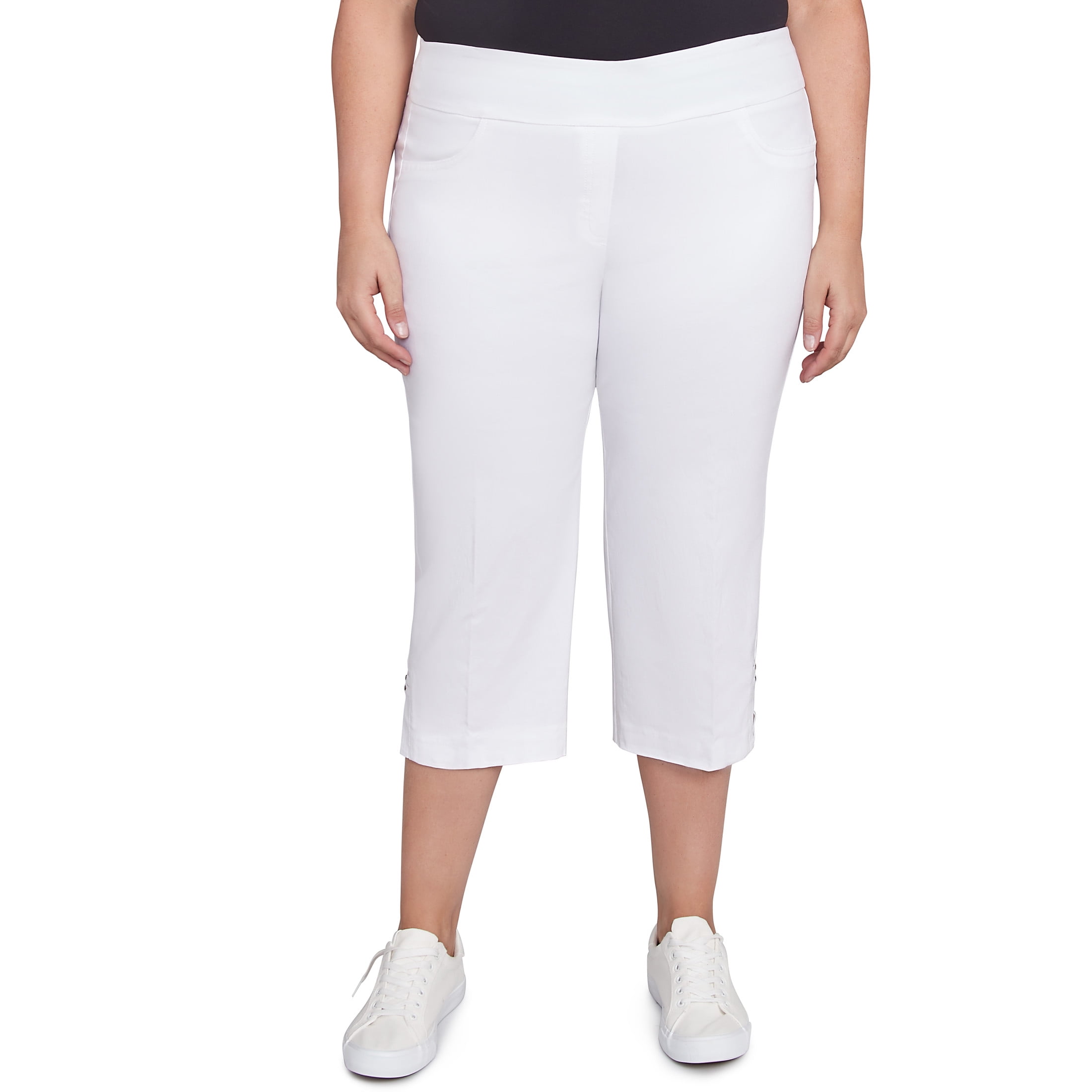 FDJ Pull-On Slim Crop Trapped Hearts Capri 2034837 main image 1