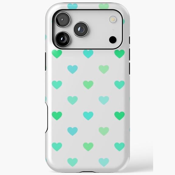 Hearts Pattern Version Six Cover iPhone Case 11 through 17 Pro Max