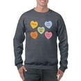 thumbnail image 1 of Hearts With Quotes Sweatshirt Men -Smartprints Designs, Male Small, 1 of 4