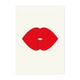 thumbnail image 1 of Hearts - Zürich Zurich Switzerland Illustration Modern Art Pop Art Minimalist Abstract Geometric Unframed Wall Art Print 18 x 24 inches, 1 of 16