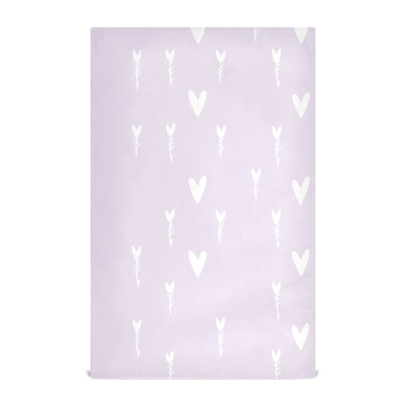 Hearts and Arrows Pattern Kitchen Towels 6-Piece Pack Tea Towels for Kitchen Decorative Waffle Design 28x18in