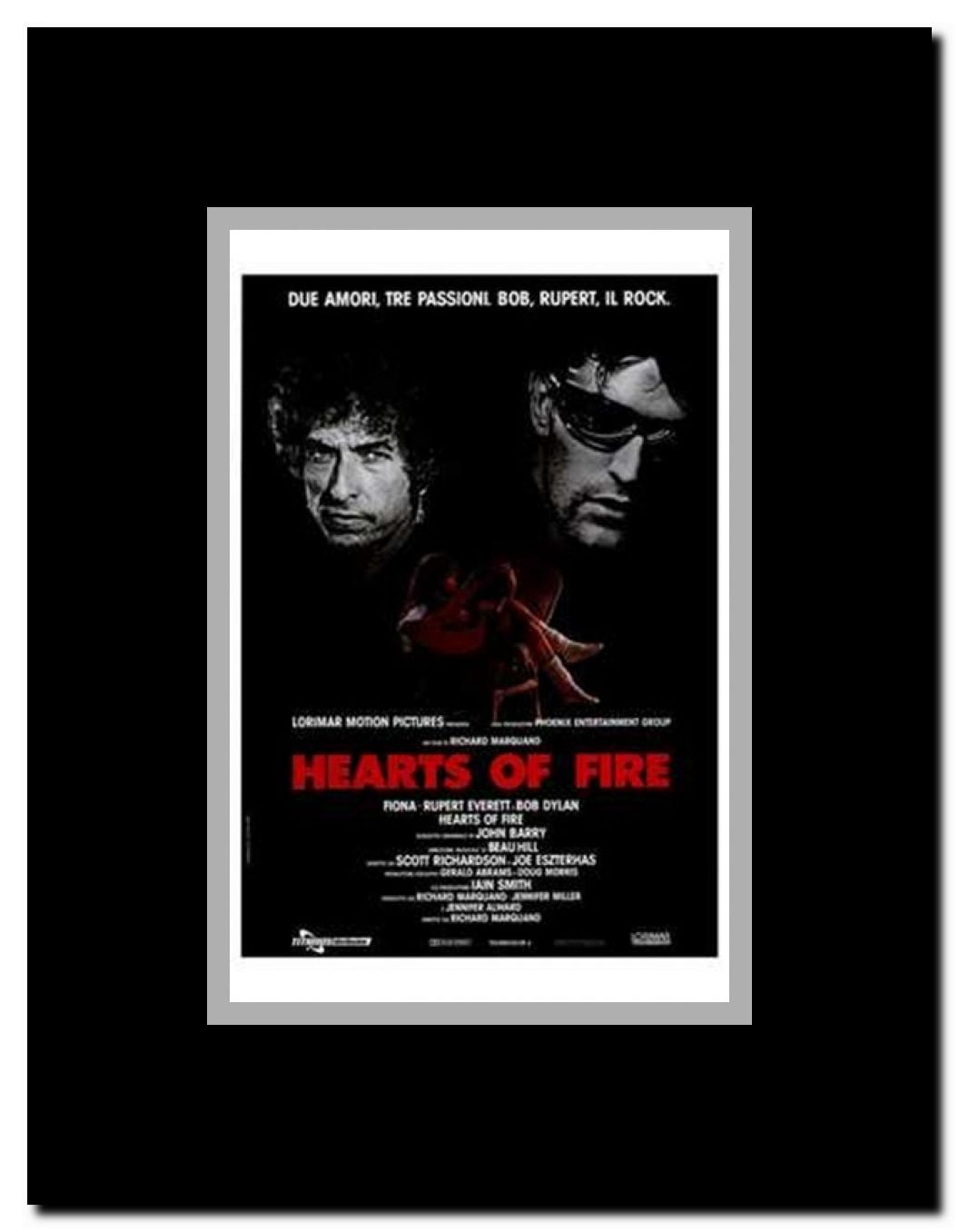 Hearts of Fire Framed Movie Poster