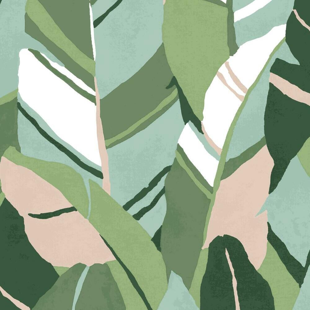 Hearts of Palm Peel and Stick Wallpaper